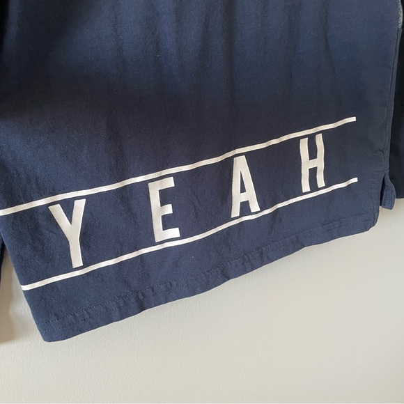 Boys Layered-Look Long Sleeve Printed T-Shirt - Navy Blue - Picture 7 of 9